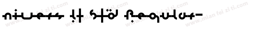 nivers LT STD Reqular字体转换